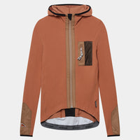 Café du Cycliste Ingrid Women's Microfleece Jersey Radtrikot langarm Cashew