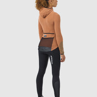 Café du Cycliste Ingrid Women's Microfleece Jersey Radtrikot langarm Cashew