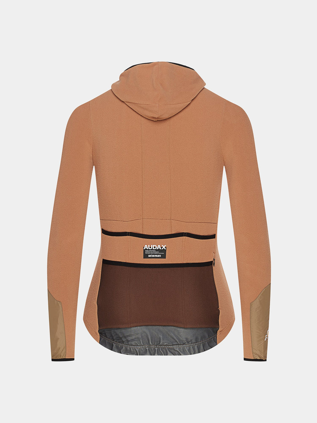 Café du Cycliste Ingrid Women's Microfleece Jersey Radtrikot langarm Cashew