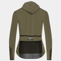Café du Cycliste Ingrid Women's Microfleece Jersey Radtrikot langarm Moss Green