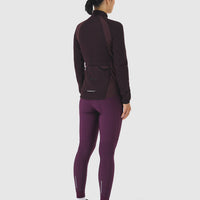 Café du Cycliste Marguerite Women's Long Sleeve Merino Cycling Jersey Radtrikot Quetsche