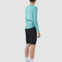 Café du Cycliste Roxane Men's Superlight Long Sleeve Cycling Jersey Radtrikot langarm Riviera Blue