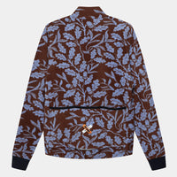 Café du Cycliste Solange Women's Fleece Cycling Jersey Long Sleeve Radtrikot langarm Carob / Verbena