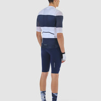 Café du Cycliste Angeline Men's Ultralight Cycling Jersey Radtrikot Navy White