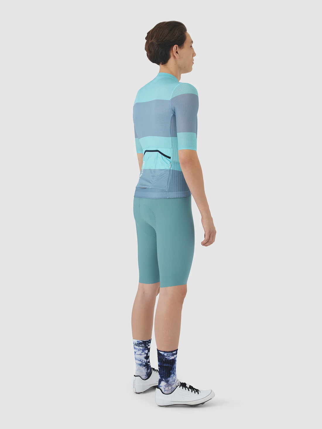Café du Cycliste Angeline Men's Ultralight Cycling Jersey Radtrikot Riviera Blue Deep Water