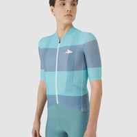 Café du Cycliste Angeline Men's Ultralight Cycling Jersey Radtrikot Riviera Blue Deep Water