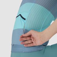 Café du Cycliste Angeline Men's Ultralight Cycling Jersey Radtrikot Riviera Blue Deep Water