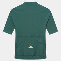 Café du Cycliste Emeline Men's Lightweight Jersey Radtrikot Alpine Green