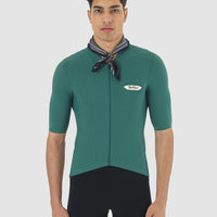 Café du Cycliste Emeline Men's Lightweight Jersey Radtrikot Alpine Green