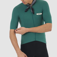 Café du Cycliste Emeline Men's Lightweight Jersey Radtrikot Alpine Green