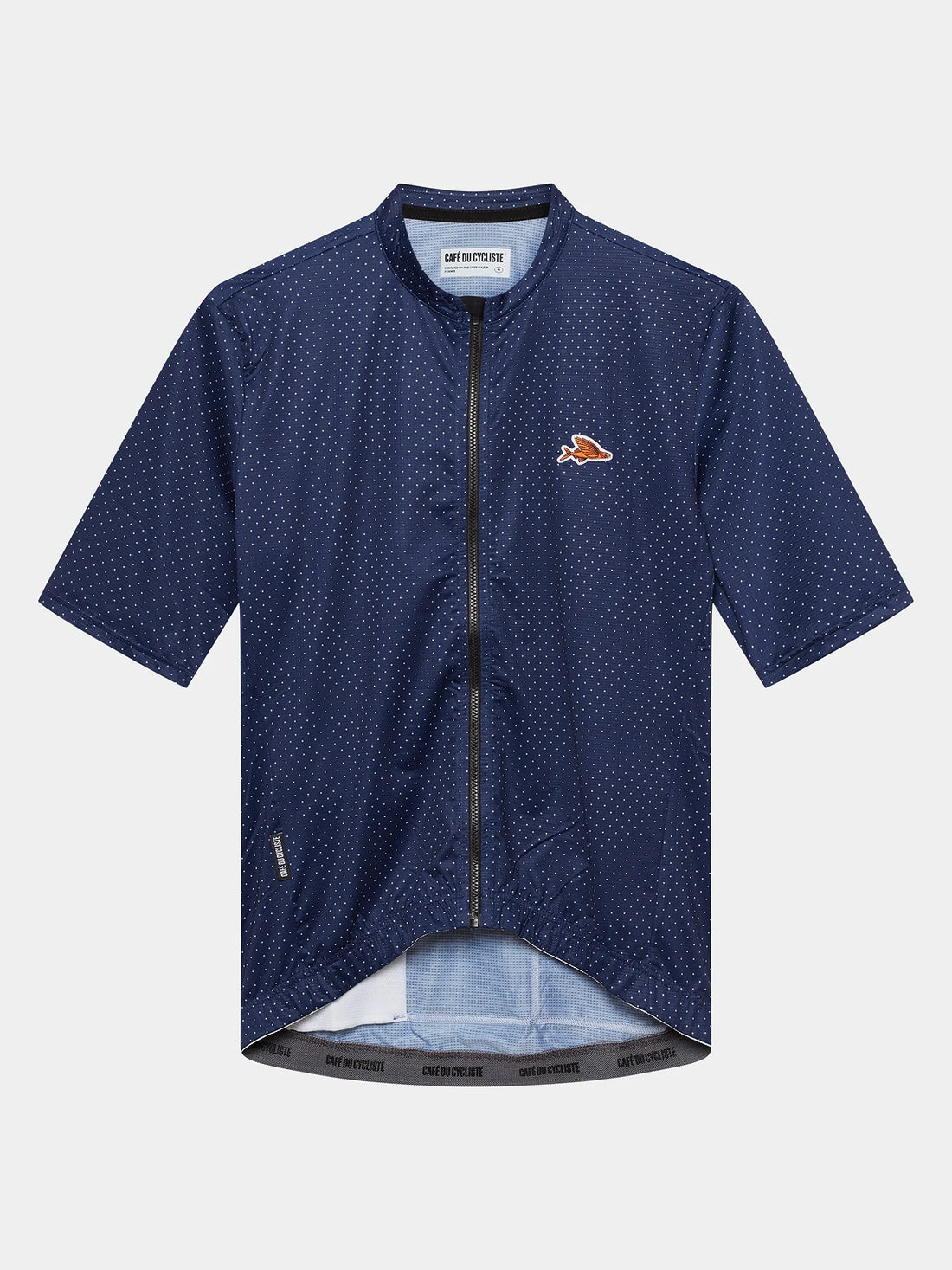 Café du Cycliste Fleurette V2 Men's Lightweight Cycling Jersey Radtrikot Navy