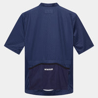 Café du Cycliste Fleurette V2 Men's Lightweight Cycling Jersey Radtrikot Navy