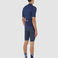 Café du Cycliste Fleurette V2 Men's Lightweight Cycling Jersey Radtrikot Navy
