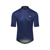Café du Cycliste Fleurette V2 Men's Lightweight Cycling Jersey Radtrikot Navy