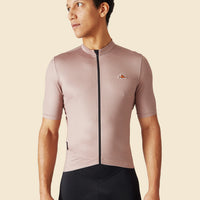 Café du Cycliste Fleurette V2 Men's Lightweight Cycling Jersey Radtrikot Oyster Grey