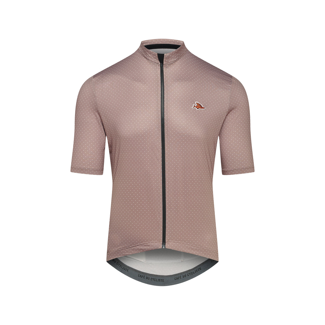 Café du Cycliste Fleurette V2 Men's Lightweight Cycling Jersey Radtrikot Oyster Grey