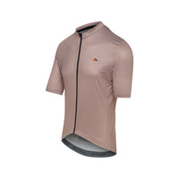 Café du Cycliste Fleurette V2 Men's Lightweight Cycling Jersey Radtrikot Oyster Grey