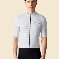 Café du Cycliste Francine Men's Midweight Jersey Radtrikot White