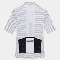 Café du Cycliste Francine Women's Midweight Cycling Jersey Radtrikot White