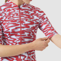 Café du Cycliste Women's Superlight Jersey Laurette Radtrikot Stars / Fired Moon