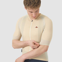 Café du Cycliste Mireille Men's Merino Jersey Radtrikot Fog