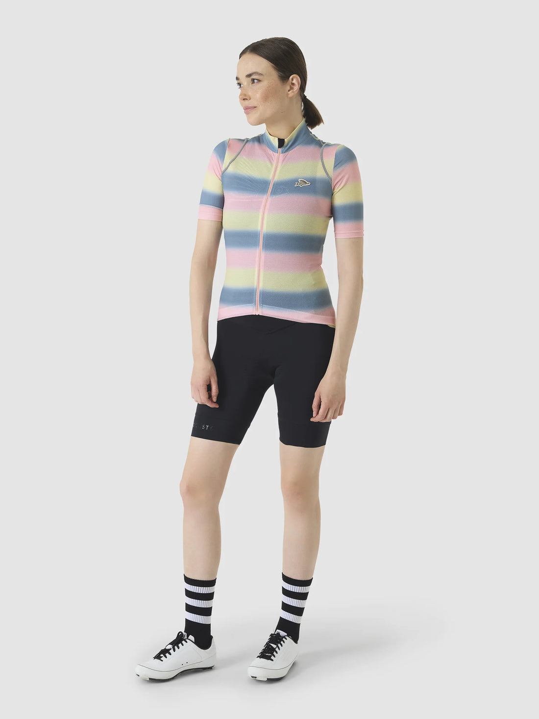 Café du Cycliste Mona Women's Superlight Cycling Jersey Radtrikot Plush Naples Yellow