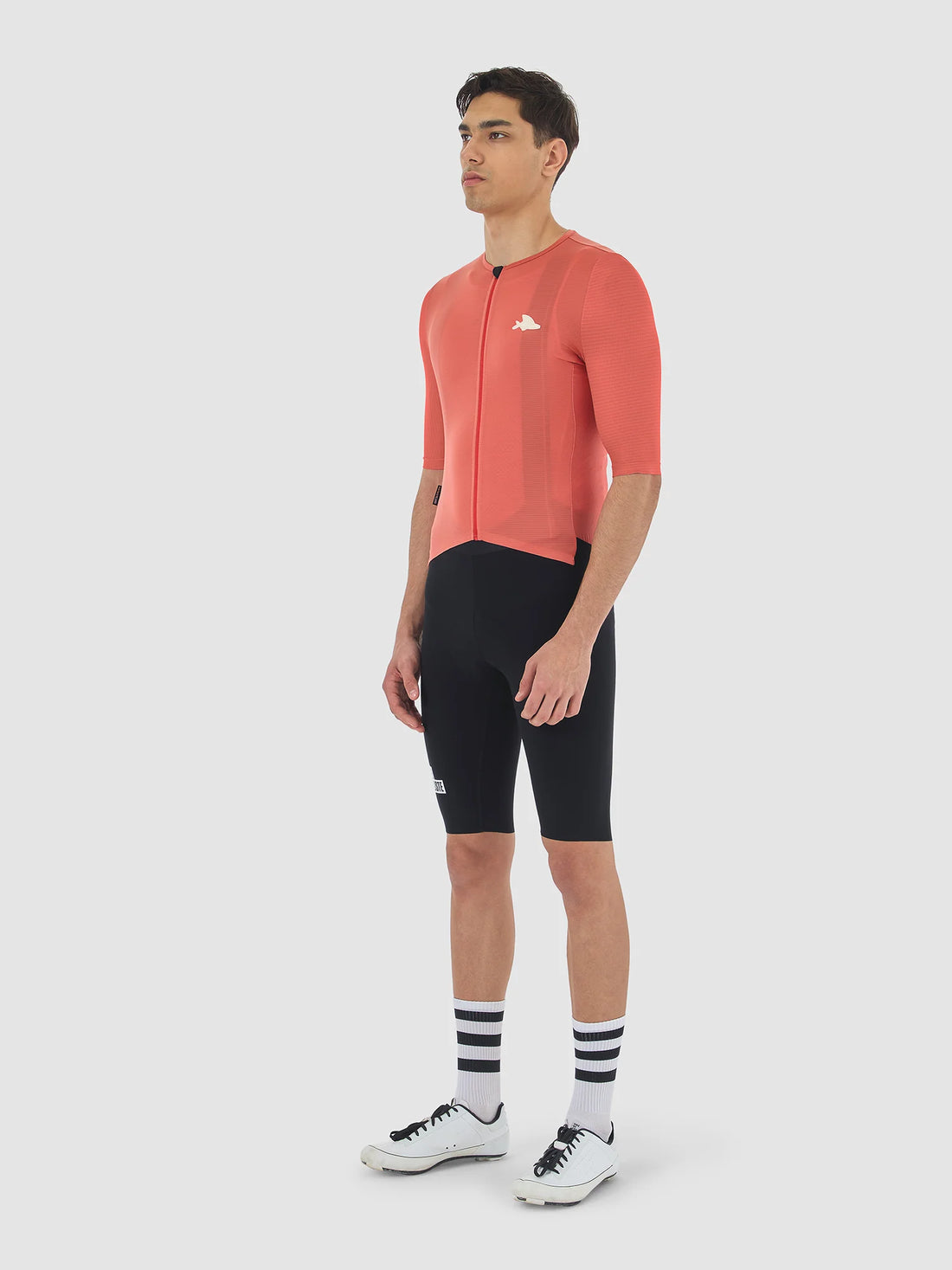 Café du Cycliste Olympe Textured Men's Jersey Radtrikot Cinder Red