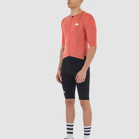 Café du Cycliste Olympe Textured Men's Jersey Radtrikot Cinder Red