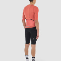 Café du Cycliste Olympe Textured Men's Jersey Radtrikot Cinder Red
