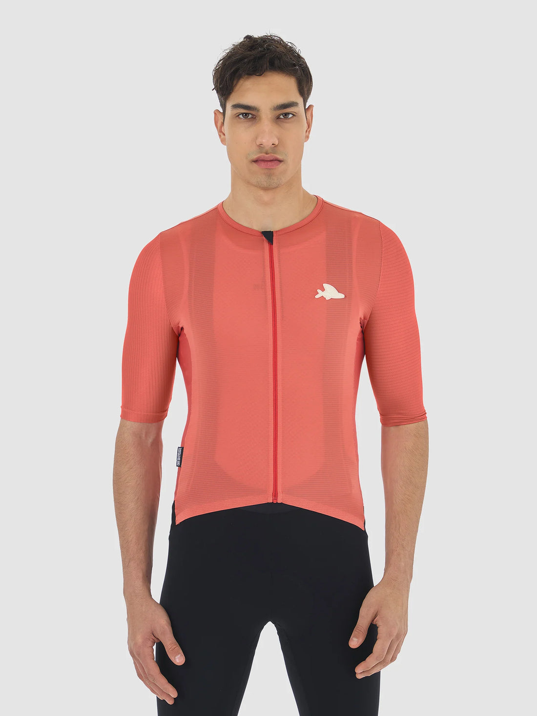 Café du Cycliste Olympe Textured Men's Jersey Radtrikot Cinder Red