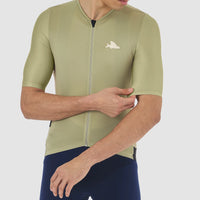 Café du Cycliste Olympe Textured Men's Jersey Radtrikot Puddle