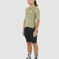 Café du Cycliste Olympe Textured Women's Jersey Radtrikot Mountain Puddle