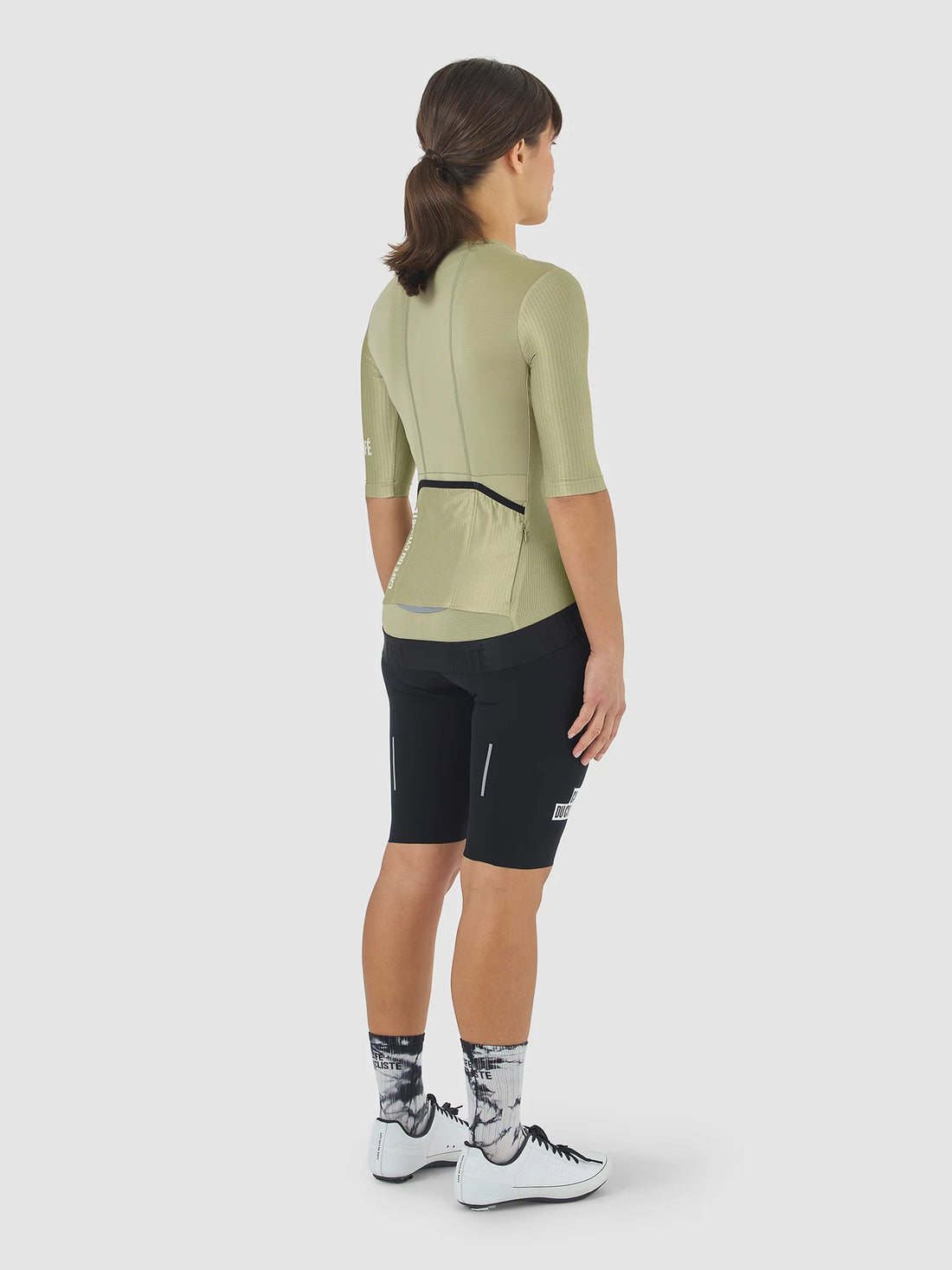 Café du Cycliste Olympe Textured Women's Jersey Radtrikot Mountain Puddle