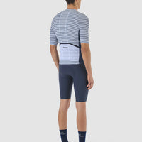 Café du Cycliste Romy Men's Jersey Radtrikot White Navy