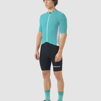 Café du Cycliste Romy Men's Jersey Radtrikot White / Dark Sea