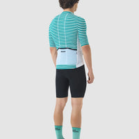 Café du Cycliste Romy Men's Jersey Radtrikot White / Dark Sea