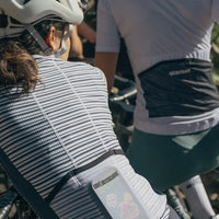 Café du Cycliste Romy Women's Jersey Radtrikot White Navy