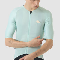 Café du Cycliste Men's Superlight Jersey Vinciane Radtrikot Jadeite