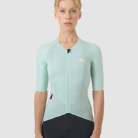 Café du Cycliste Women's Superlight Jersey Vinciane Radtrikot Jadeite