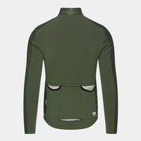 Café du Cycliste Albertine V2 Men's Thermal Cycling Jacked Winter Fahrradjacke Khaki