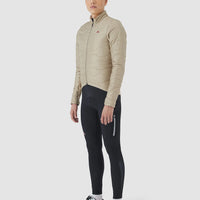 Café du Cycliste Albertine V2 Men's Thermal Cycling Jacked Winter Fahrradjacke Pearl Grey