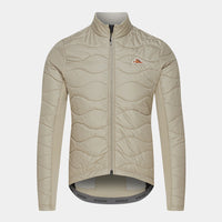 Café du Cycliste Albertine V2 Men's Thermal Cycling Jacked Winter Fahrradjacke Pearl Grey