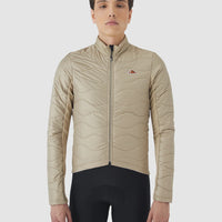Café du Cycliste Albertine V2 Men's Thermal Cycling Jacked Winter Fahrradjacke Pearl Grey