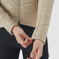 Café du Cycliste Albertine V2 Men's Thermal Cycling Jacked Winter Fahrradjacke Pearl Grey