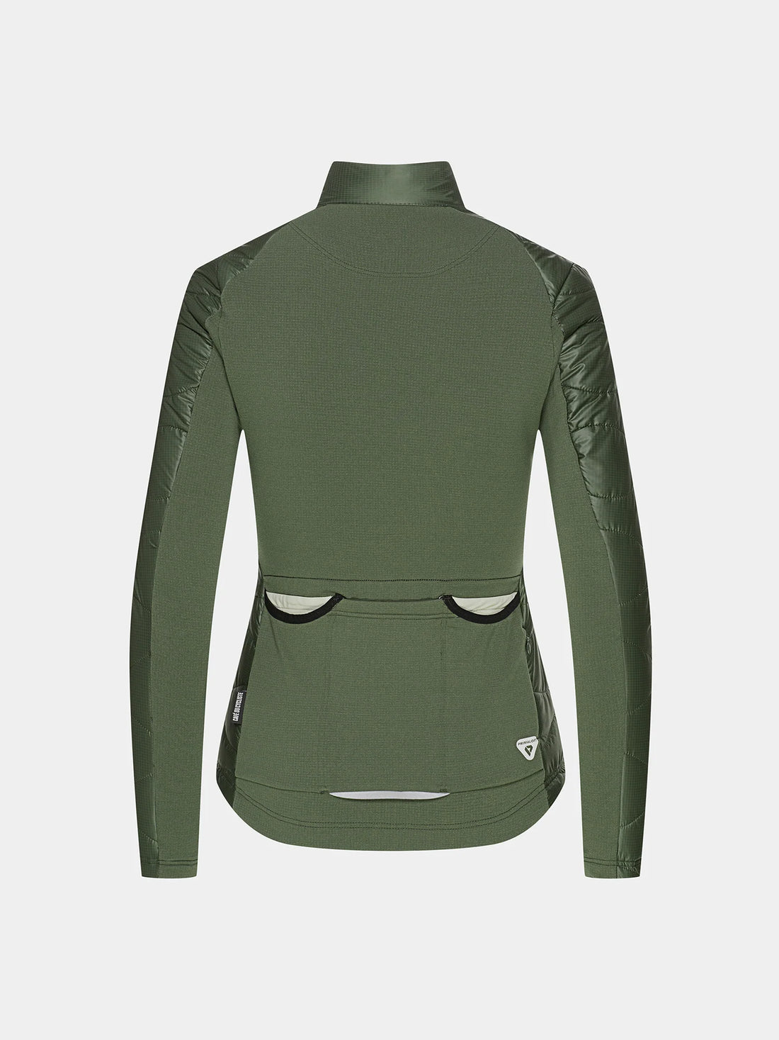 Café du Cycliste Albertine V2 Women's Thermal Cycling Jacked Winter Fahrradjacke Khaki