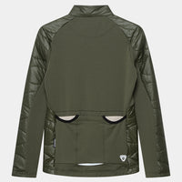 Café du Cycliste Albertine V2 Women's Thermal Cycling Jacked Winter Fahrradjacke Khaki