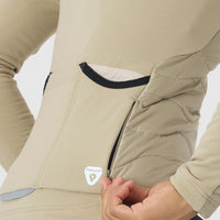 Café du Cycliste Albertine V2 Women's Thermal Cycling Jacked Winter Fahrradjacke Pearl Grey