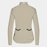 Café du Cycliste Albertine V2 Women's Thermal Cycling Jacked Winter Fahrradjacke Pearl Grey