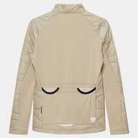 Café du Cycliste Albertine V2 Women's Thermal Cycling Jacked Winter Fahrradjacke Pearl Grey