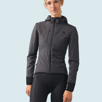 Café du Cycliste Zelie Women's Thermal Jacket Thermo Fahrradjacke Anthracite